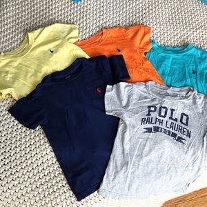 POLO Ralph Lauren 3t boys tee shirts x 5!!